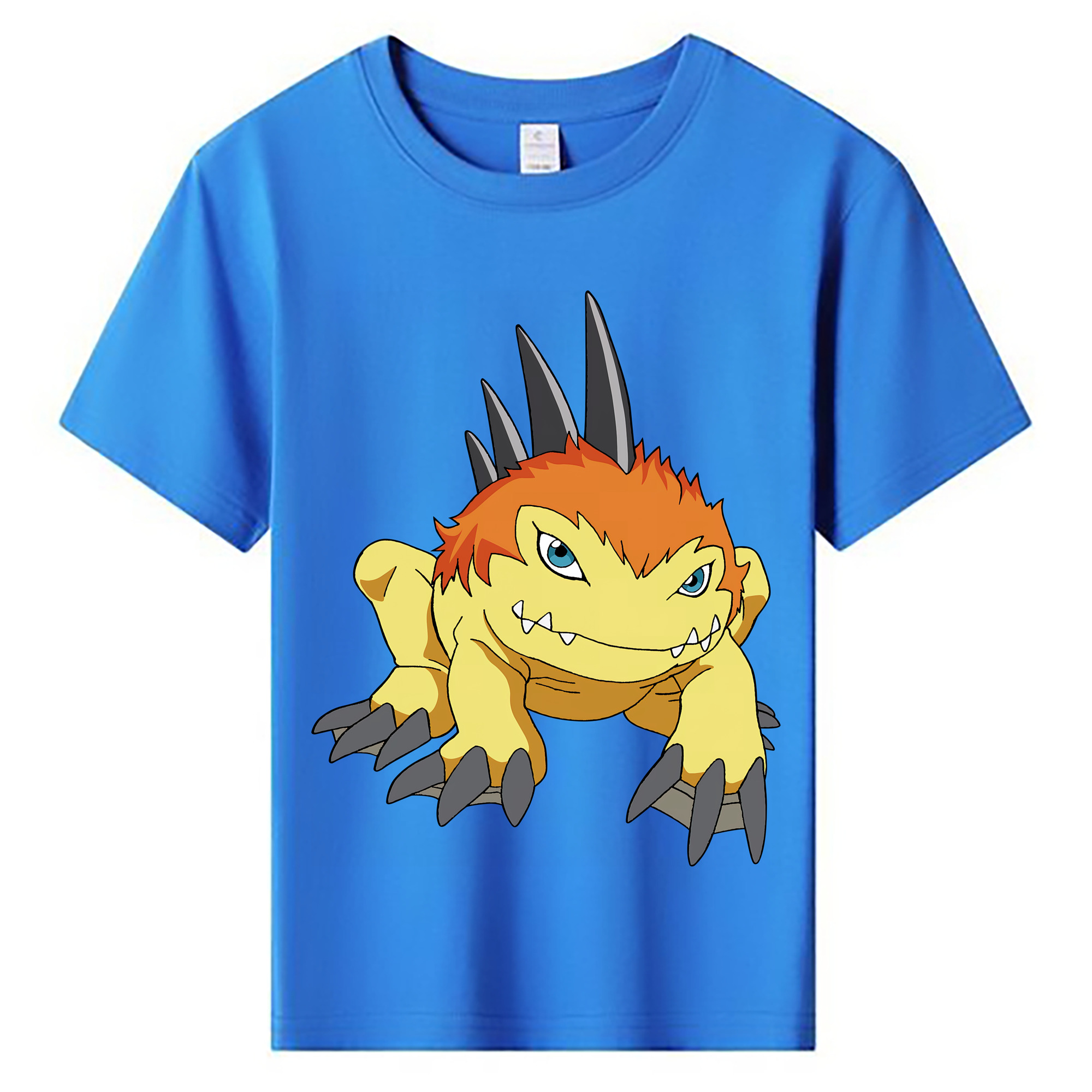 （画像用） Digimon デジタルモンスター/デジモン 綿100％キッズTシャツ（フロントプリント）